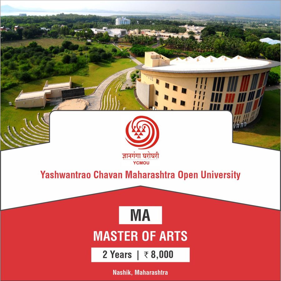 Master of Arts (MA) at Yashwantrao Chava Maharashtra Open University, Nasik